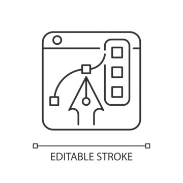 Ride Hailing Platforms Linear Icon Ride Design App Vector Ride Design