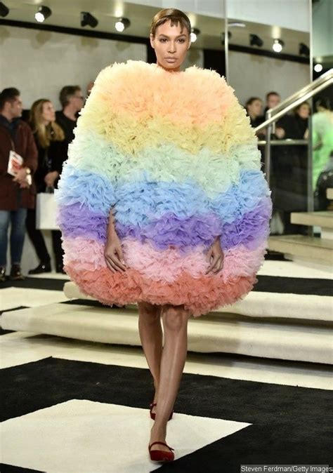 Bella Hadid Turns Heads In Giant Eccentric Dress On New York Fashion Week