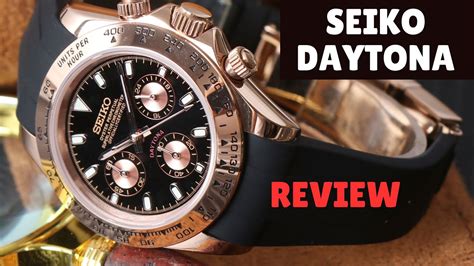 Custom Seiko Daytona Mod Rose Gold Wristmodding Reviews Seikomod