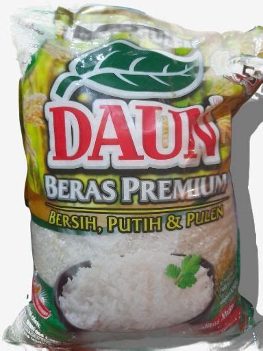 Beras Daun Beras Premium Neto Kg Beras Bersih Beras Pulen Lazada