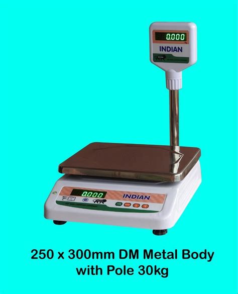 Stainless Steel 30kg Table Top Weighing Scale For Industrial Size