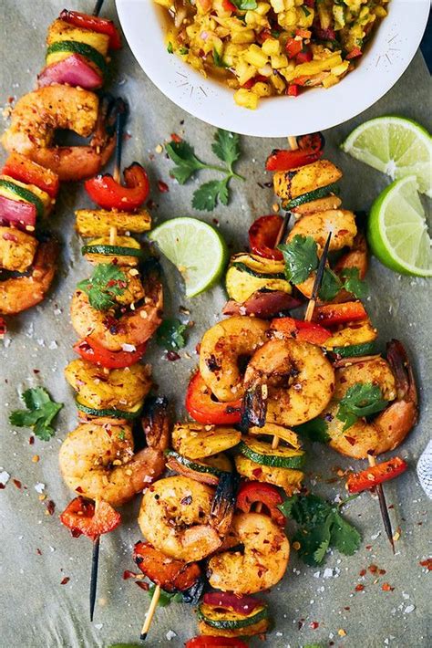 Cajun Butter Garlic Grilled Shrimp With Cilantro Lime Avocado Sauce