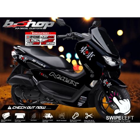 Jual Sticker Decal Full Body Yamaha All New Nmax Motif Tokyo Variasi