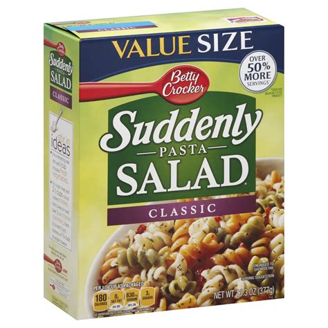 Betty Crocker Suddenly Salad Classic Pasta Salad Shop Pantry Meals At H E B