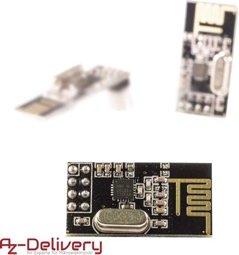 AZDelivery 3 X NRF24L01 Met 2 4 GHz Draadloze Module Compatibel Met