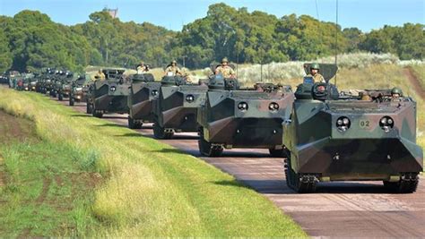 Blindados De La Infantería De Marina Argentina En Operaciones Con