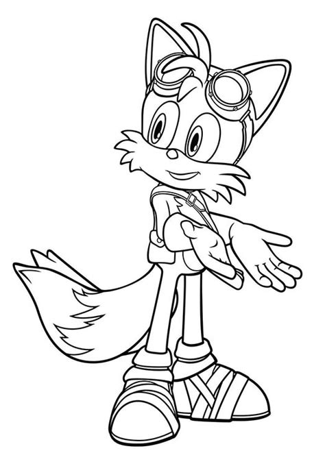 Dibujos de Sonic Boom para colorear 8 Divertirse con los niños