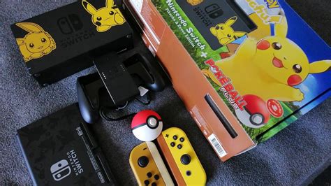 Closer Look At The Nintendo Switch Pikachu Eevee Edition 59 Off