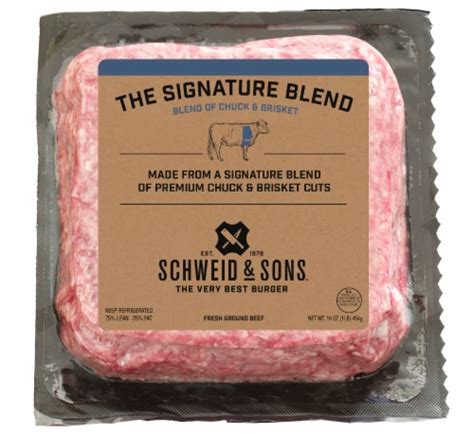 Schweid Sons Signature Series Fresh Ground Beef Oz Kroger