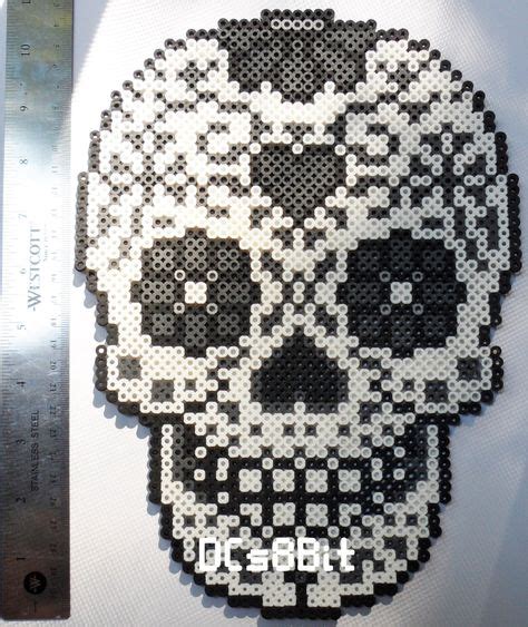 Id Es De Pattern Skulls Perle Hama T Te De Mort Perle Perles Hama