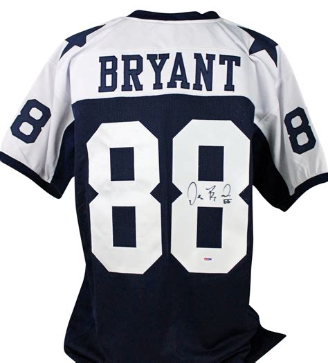 Cowboys Dez Bryant Authentic Signed Blue Jersey Autographed Psadna Ebay