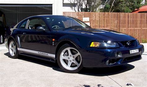 True Blue 2002 Ford Mustang Svt Cobra Coupe Photo