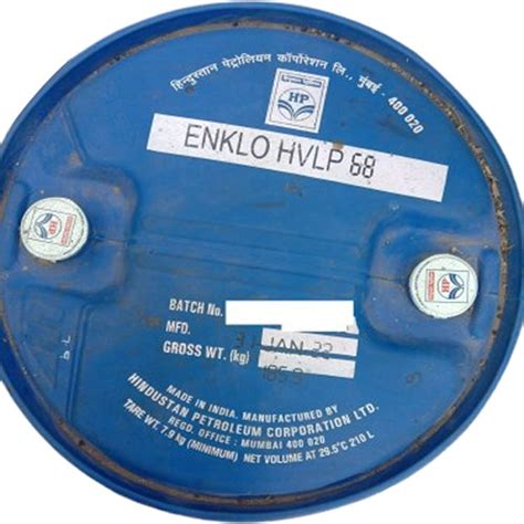 HP Enklo HLP 68 Hydraulic Circulating Oil Packaging Type Drum