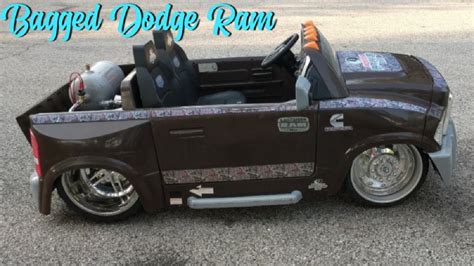 Bagged Dodge Ram Power Wheel With Cake Pan Mods Wheels Youtube