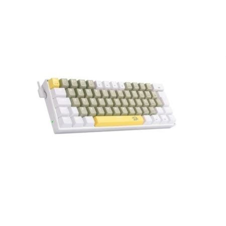 Teclado Gamer Redragon Lakshmi Switch Brown Layout Abnt Branco