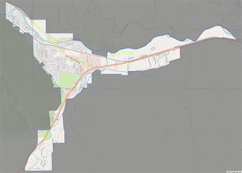 Map of South Fork town, Colorado - Thong Thai Real