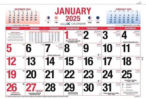 2025 January Calendar Big Numbers Game Printable Blake Forsyth