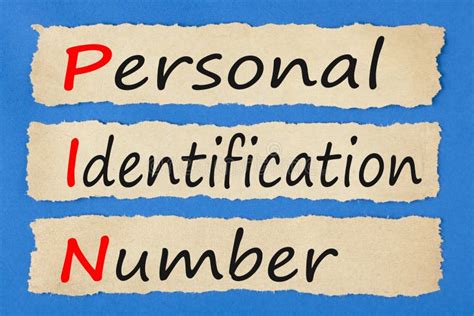 Personal Identification Number Pin Stock Photo Image Of Code Enter