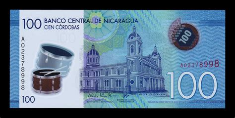 Nicaragua 100 Córdobas 2014 Pick 212a Polímero Sc Unc NumismÁtica La