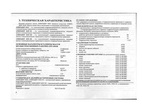 Амкодор 332В: технические характеристики
