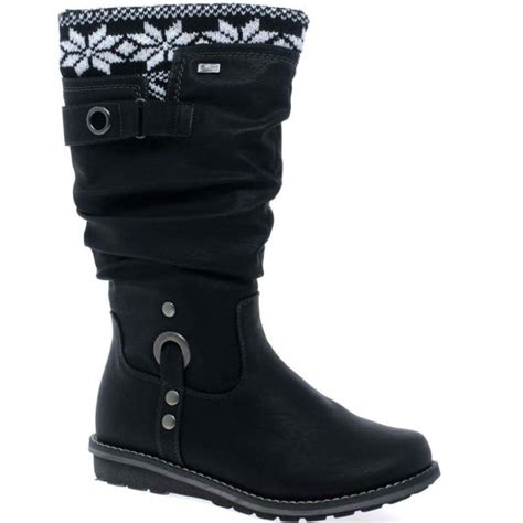 Rieker Fairisle Womens Long Boots Women From Charles Clinkard Uk