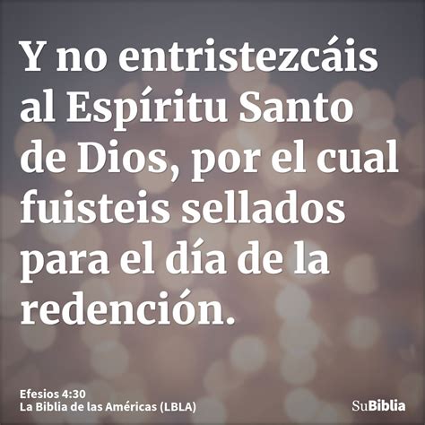 Efesios 4 30 Biblia