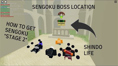 NEW SENGOKU BOSS LOCATION HOW TO GET SENGOKU STAGE 3 Shindo