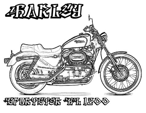 Harley Davidson Drawing At Getdrawings Free Download