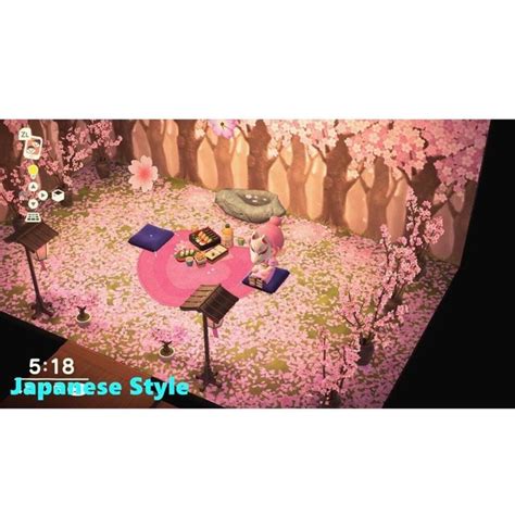 Animal Crossing All 25 Sakura Furnitures Set Japanese Style Cherry