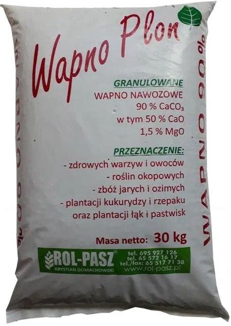 Naw Z Dolomit Wapno Nawozowe Magnez Kg Caco Ceny I Opinie