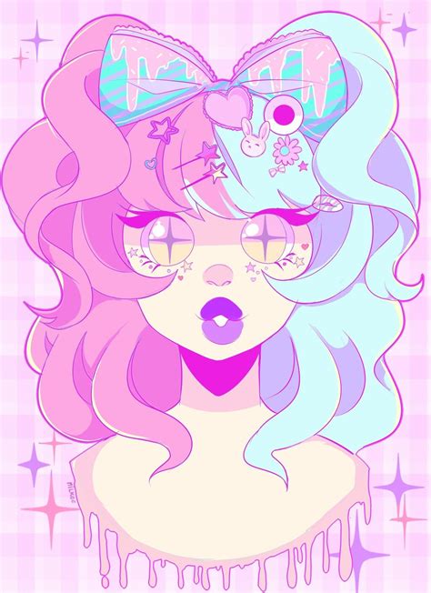 Pin By On Milkoe Pastel Goth Art Cute Drawings Kawaii Art