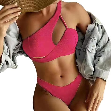 IDALL Bikini Sets Bathing Suit Women S 2 Piece Bathing Suits Halter