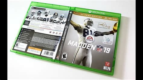 Madden Nfl Hall Of Fame Edition Unboxing Youtube