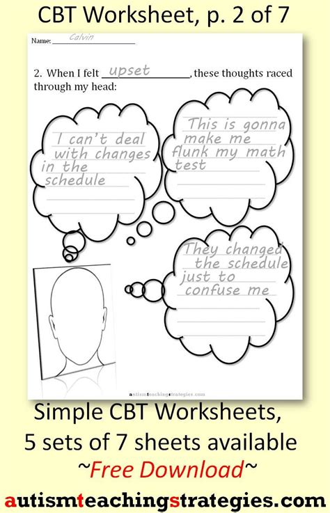 Free Online Cbt Therapy Worksheets