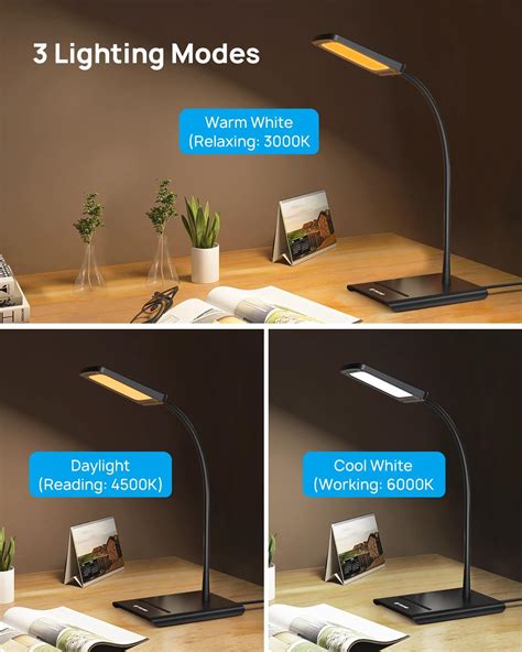 LED Desk Lamps With Well Thought Out Features And Warm Tint What