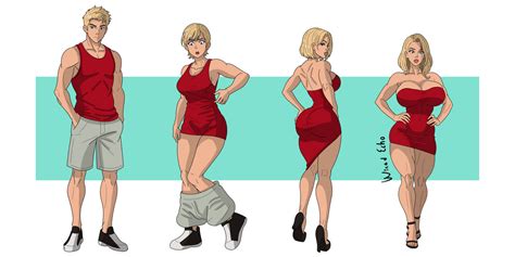 Red Dress TF TG by WixedEcho on DeviantArt