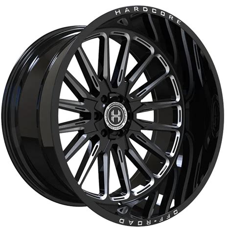 Hardcore Offroad Wheels HC24 Brandon Gloss Black Milled