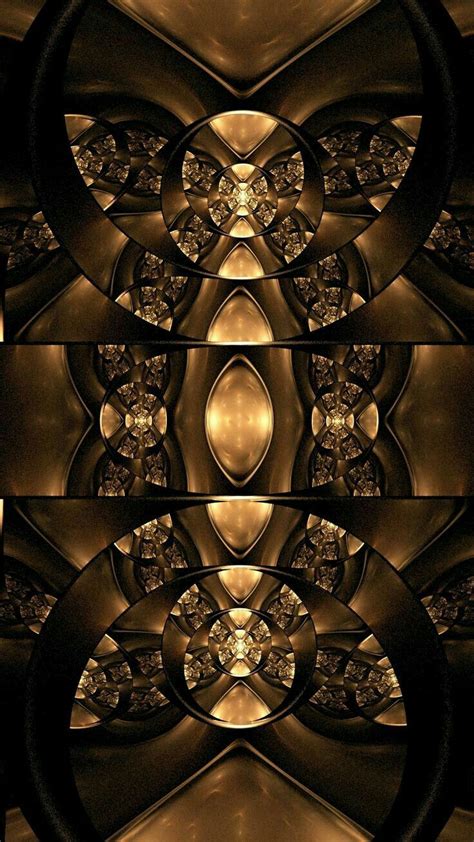 Pin By Ssil Esparza On WALLPAPERS CEL Gold Graphic Design Fractal