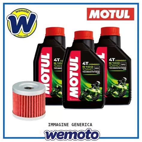 Motul Kit Tagliando Olio E Filtro Per Moto Honda Cb N Super