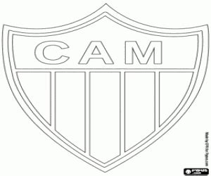 Emblema Do Atl Tico Mineiro Para Colorir E Imprimir Times De Futebol