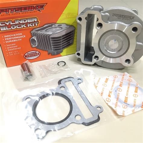 Pitsbike Cylinder Block Kit Mm Mio Sporty Fino Nouvo Shopee