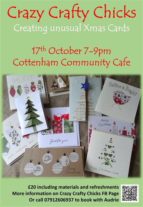 Creating unusual Christmas Cards - Cottenham Community Centre