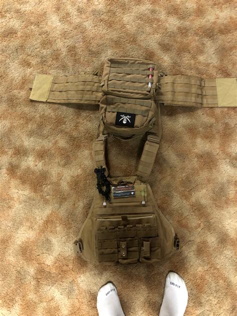 Sold Tan Plate Carrier Hopup Airsoft