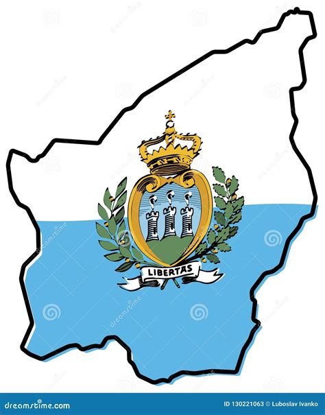 Mapa Simplificado Del Esquema De San Marino Con La O N U Levemente