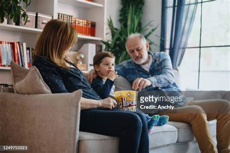 Grandma Watch Tv Photos And Premium High Res Pictures Getty Images