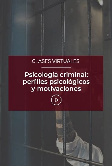 Psicolog A Criminal Perfiles Psicol Gicos Y Motivaciones Esneca Tv