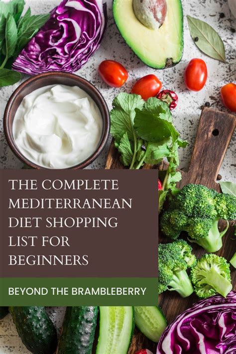 The Complete Mediterranean Diet Shopping List For Beginners Mediterranean Diet Shopping List