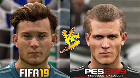 Fifa Vs Pes All Famous Goalkeeper Faces Gameplay