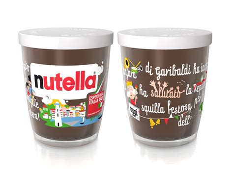 In The Box Nutella Fête Les 150 Ans De Lunification Italienne