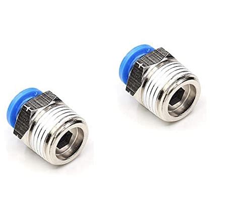 Buy Pneumatic Straight Push To Quick Connect Fittings Inch Male X